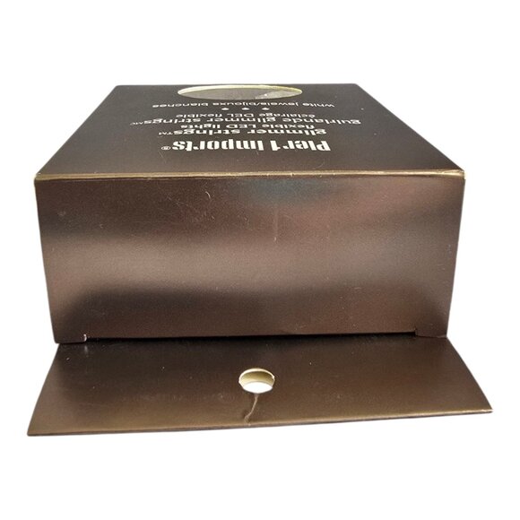 NEW Pier 1 Imports Glimmer Strings Flexible LED Light White Jewels 10' 50 Lights - Picture 6 of 7